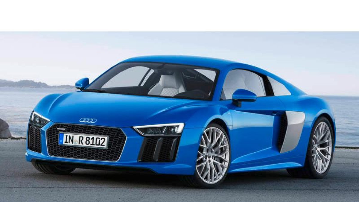 Bajo, ancho, «musculoso»; diseño «potente» y deportivo para el nuevo Audi R8.
