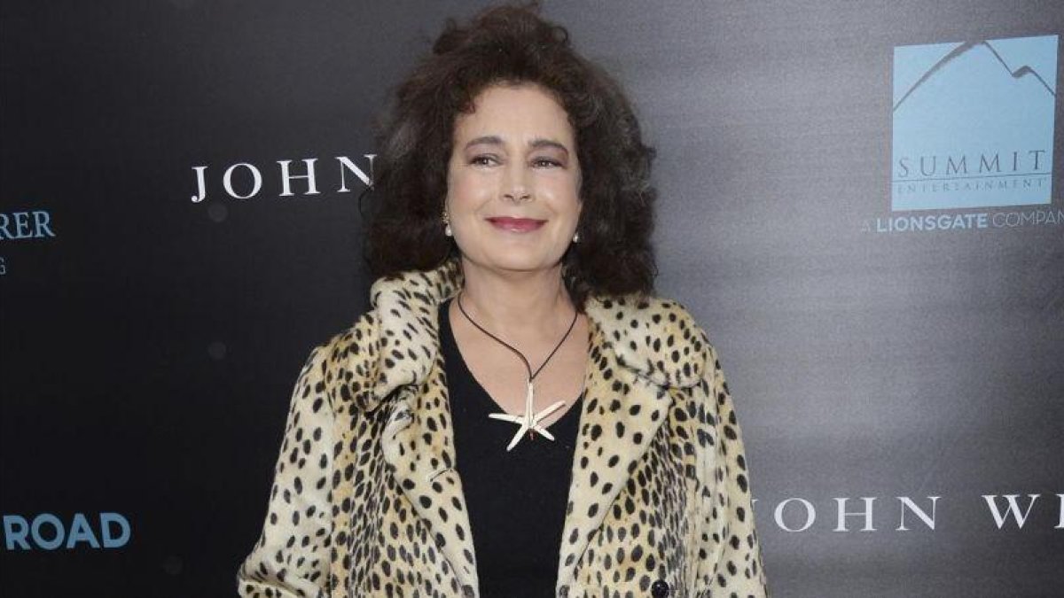 La actriz Sean Young, en la presentación de la película John Wick, en Nueva York.