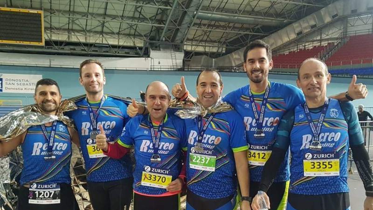 Los seis atletas del club leonés hicieron marca personal. DL