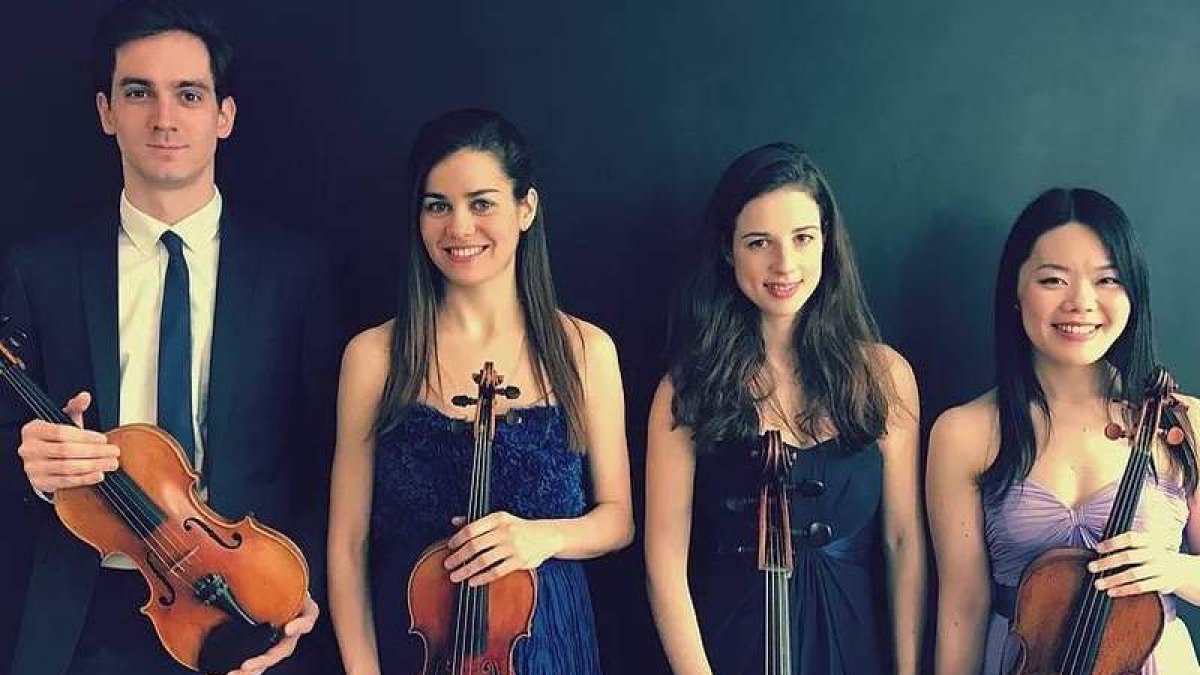 Los integrantes de Alauda Quartet. DL