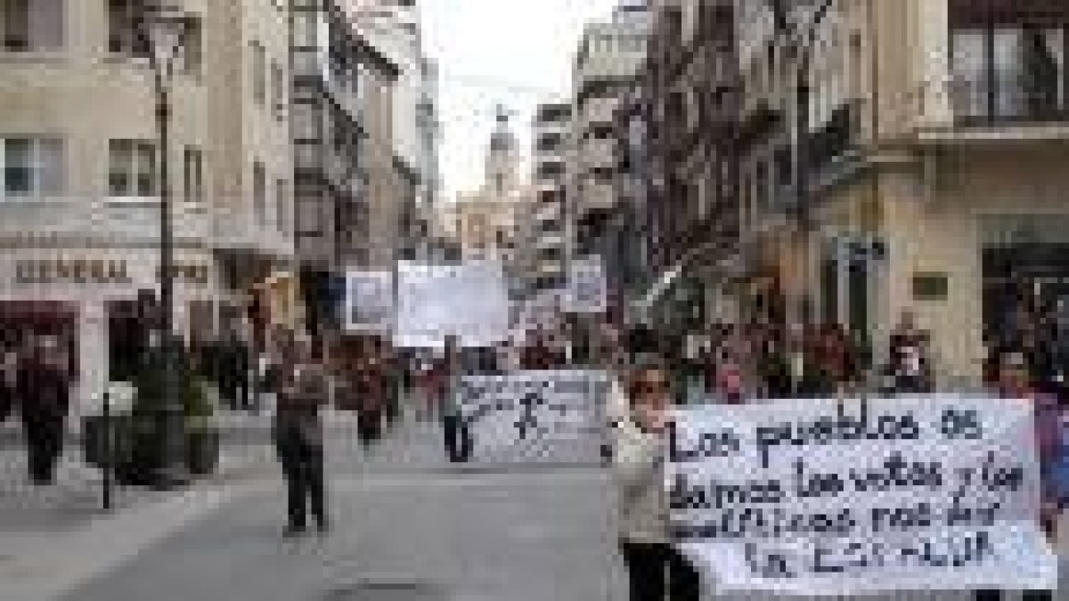 Una de las manifestaciones de la comisión en imagen de archivo