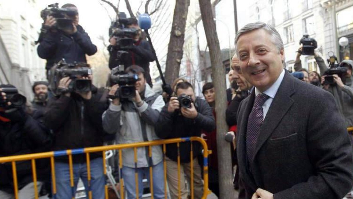 José Blanco,  llegando al Tribunal Supremo en una imagen de archivo.