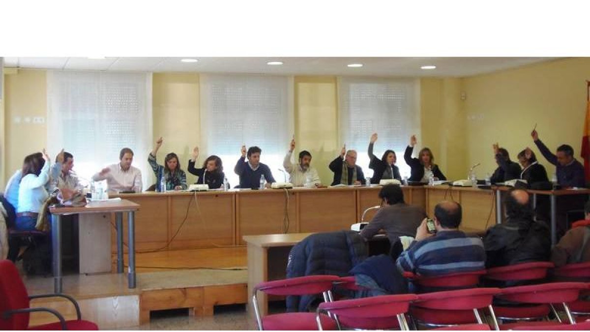 El último pleno en el Ayuntamiento de Villaquilambre.