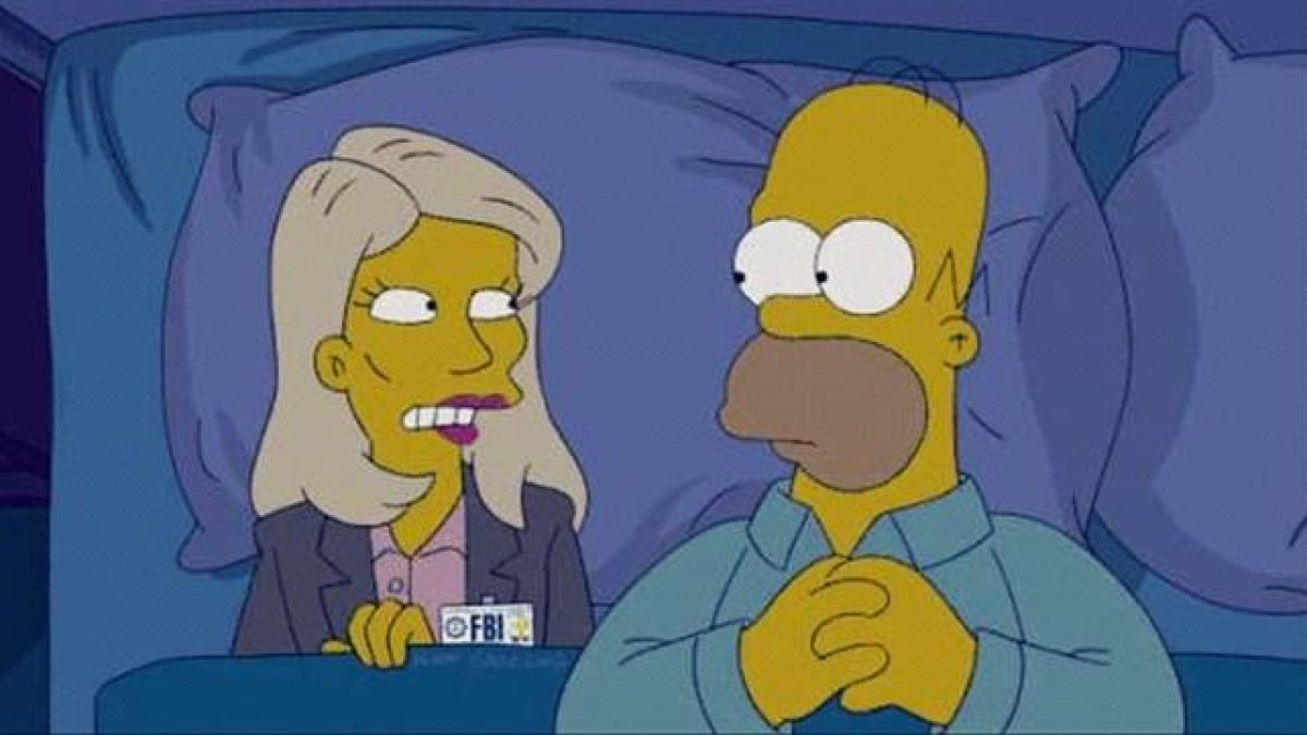 Imagen del capítulo 'Homerland', de 'Los Simpson'.