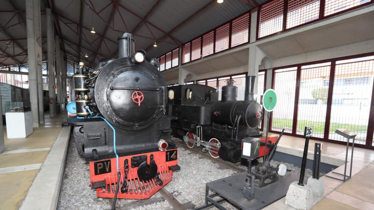 Interior del Museo del Ferrocarril de Ponferrada. ANA F. BARREDO