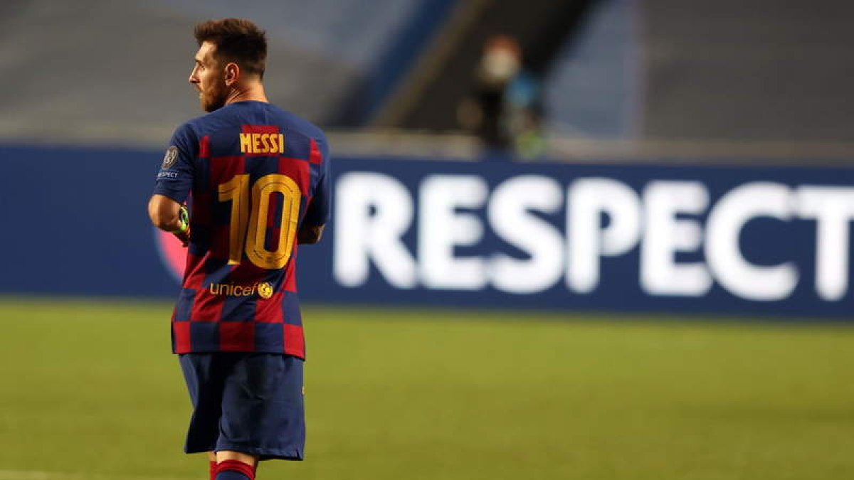 Messi tiene decidido marcharse del Barcelona y el Manchester City parece su destino preferido. POOL