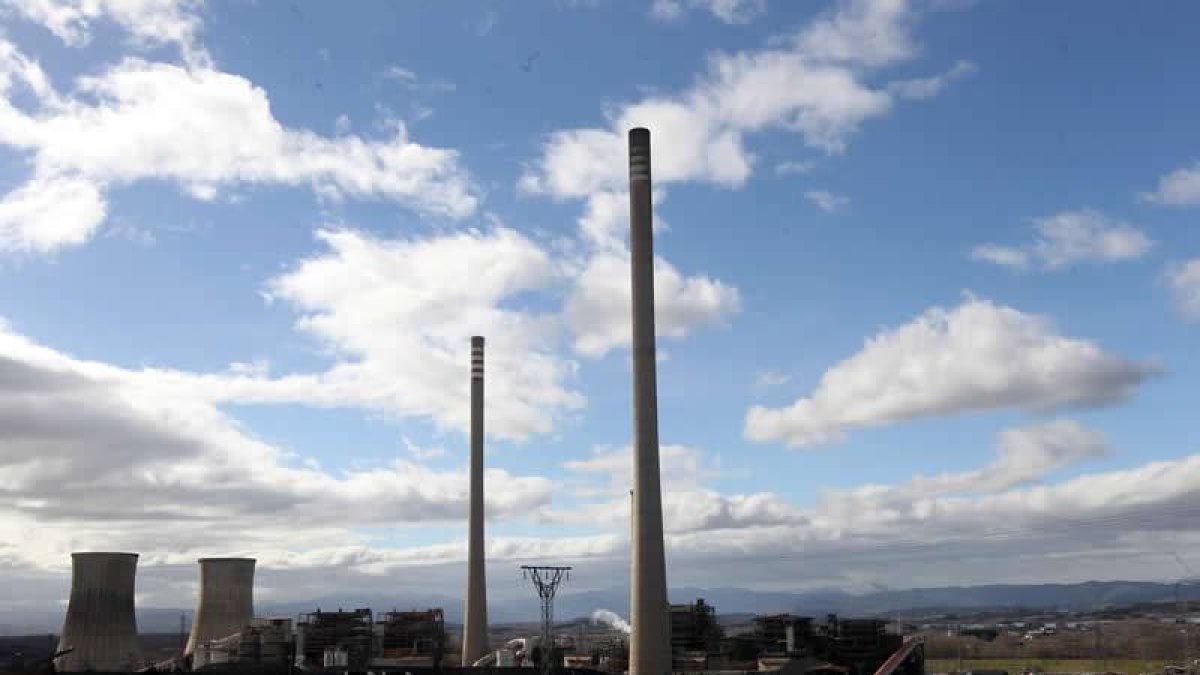 La central eléctrica de Compostilla II, en Cubillos del Sil.