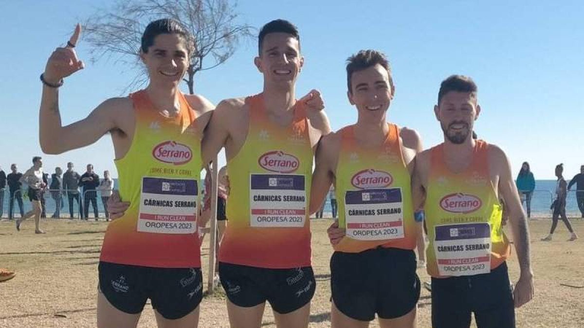 Aláiz, a la izquierda, lideró a un Cárnicas Serrano que se quedó a las puertas del podio. C.S.