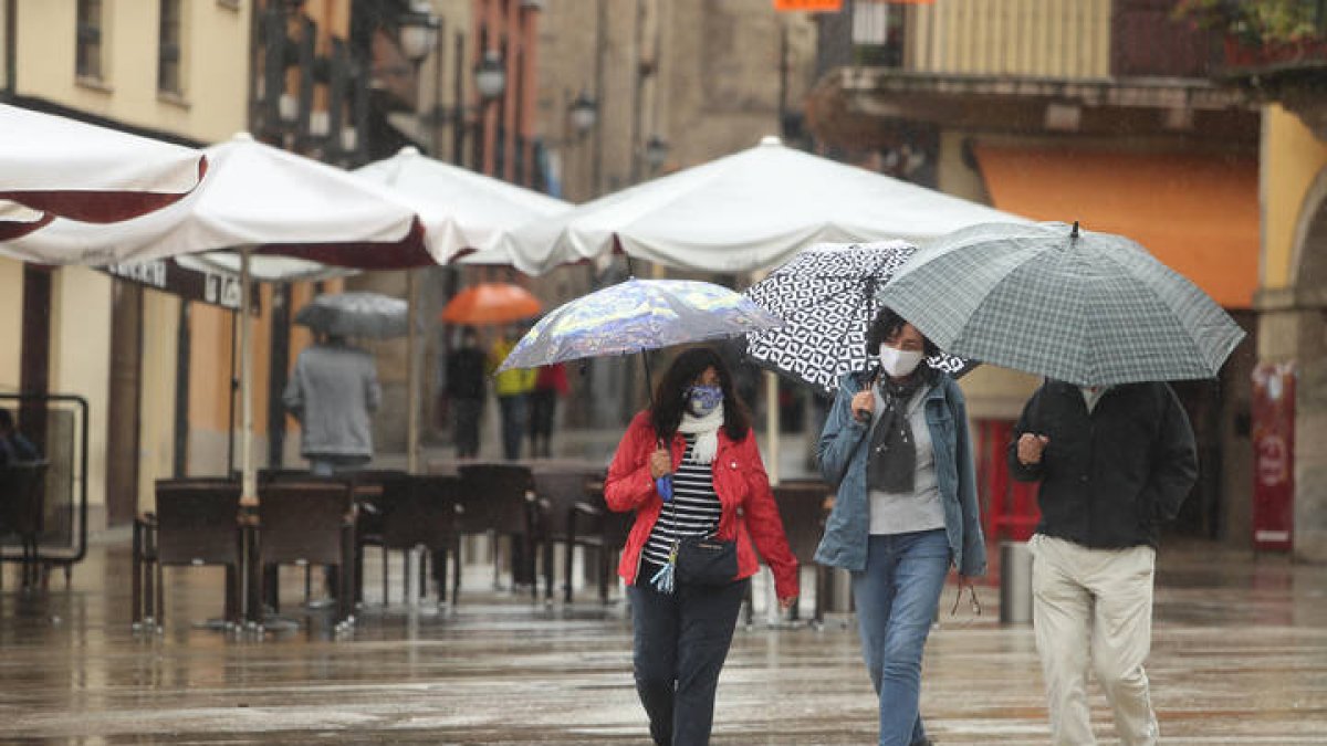 Las precipitaciones se prolongarán hasta el próximo lunes. L. DE LA MATA