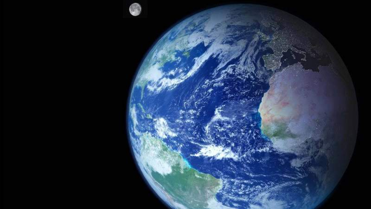 Imagen de la Tierra vista desde el espacio. efe