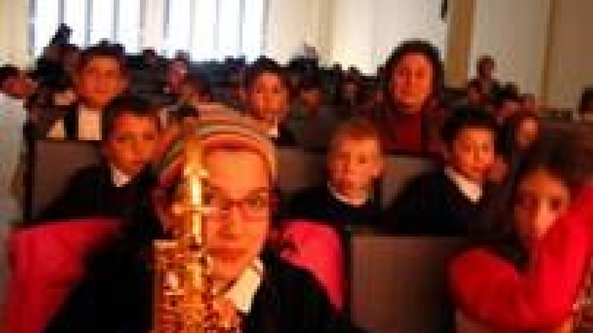 Algunos espectadores también fueron concertistas