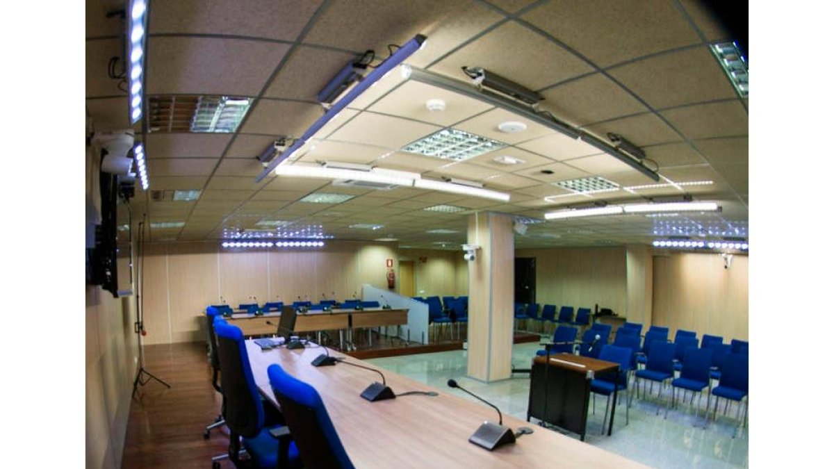 Sala de la sede de la Escuela Balear de la Administración Pública donde será el juicio.