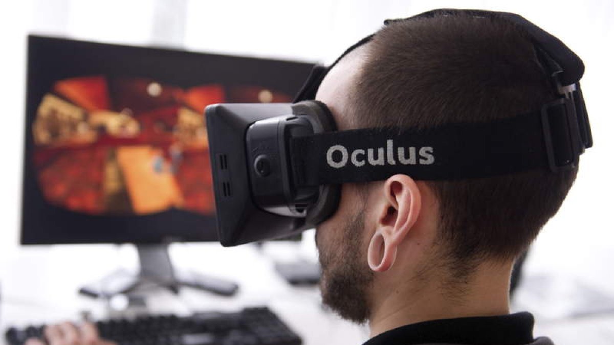 Imagen del ‘Oculus Rift’, un sistema de inmersión en realidad virtual, presentado recientemente en Berlín.