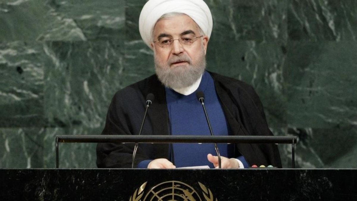 Hasan Rohani, ante la Asamblea General de la ONU, este miércoles 20 de septiembre