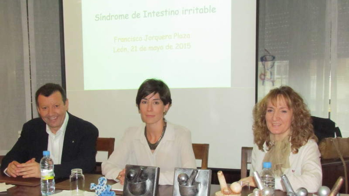 Francisco Jorquera, Cristina Alberte y Magdalena Sánchez, durante la celebración del seminario.
