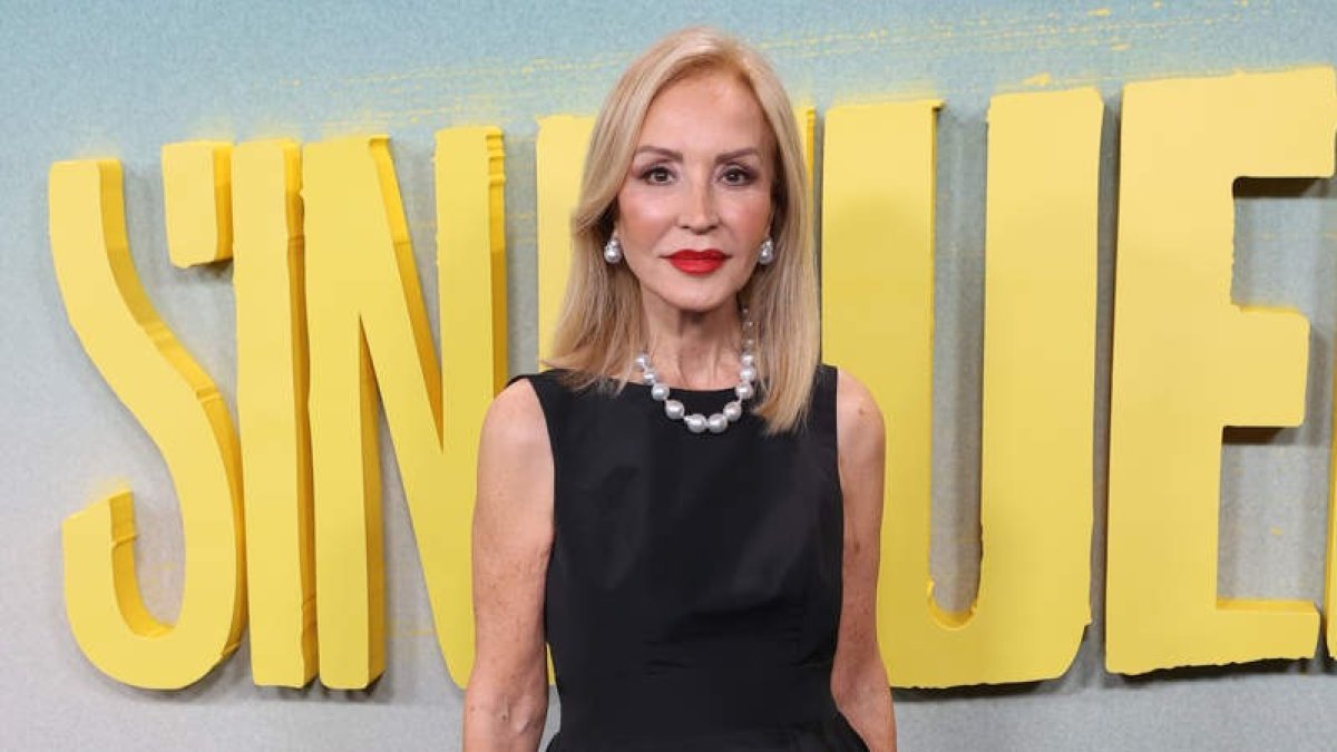 Carmen Lomana en una reciente aparición para la televisión. KIKO HUESCA