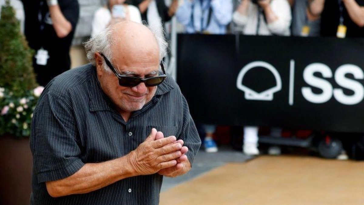 El actor y director estadounidense Danny DeVito en el Festival de San Sebastián.