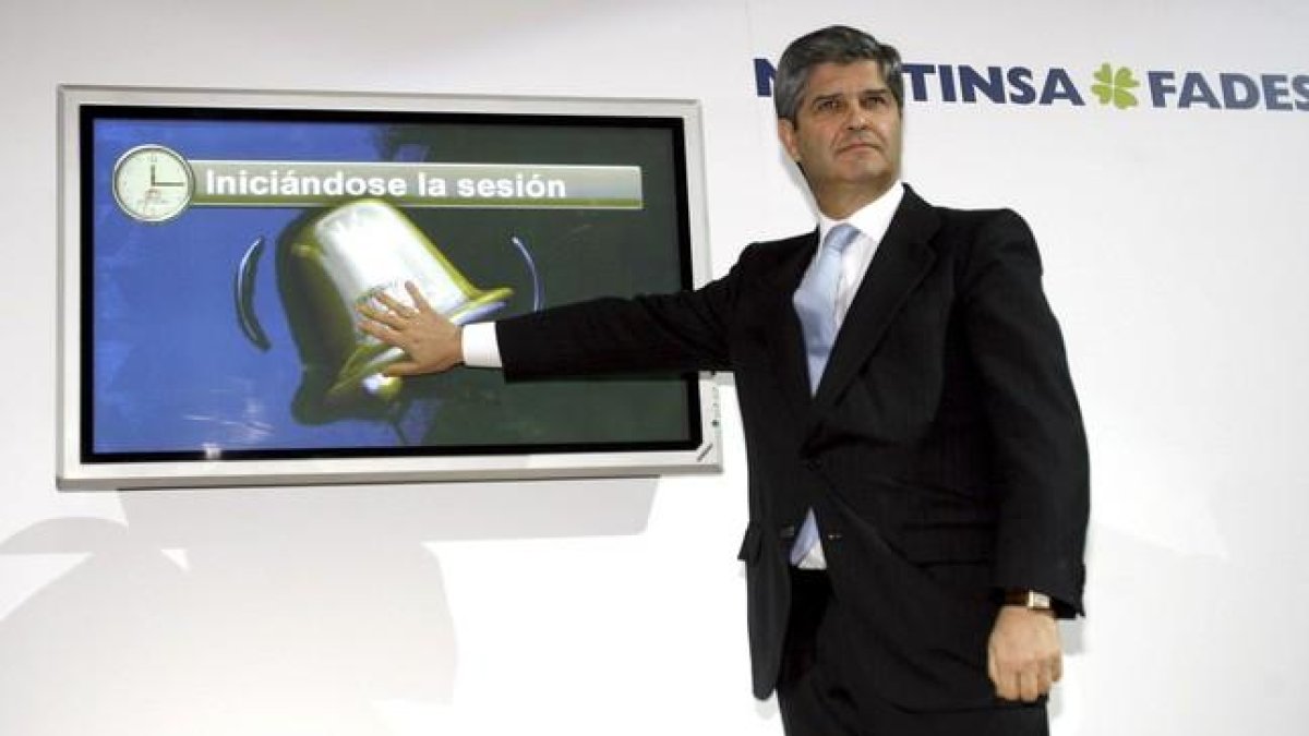El presidente de la inmobiliaria Martinsa Fadesa, Fernando Martín.