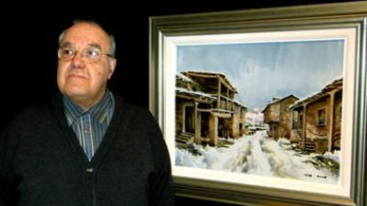 El artista catalán José Olivé, que expone en Arte Bernesga