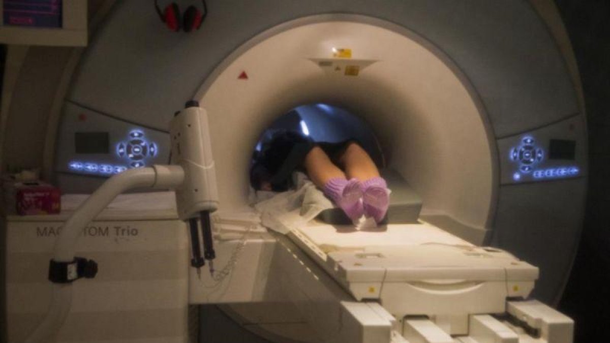 Aparato de resonancia magnética del Hospital del Vall dHebron.