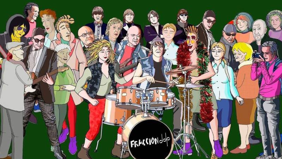 Uno de los 200 dibujos realizados por Fran Zin para el videoclip ‘La chica de Chiswick’. DL