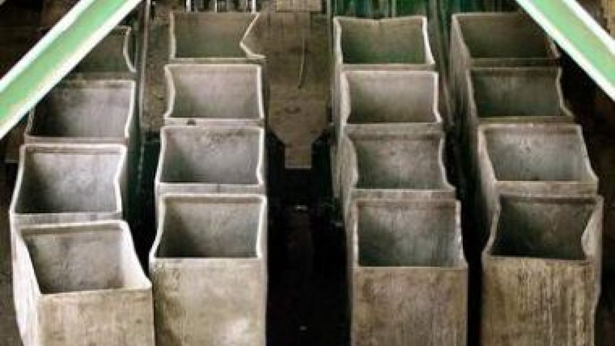 Vagonetas en desuso tras varios meses de inactividad en el sector minero.