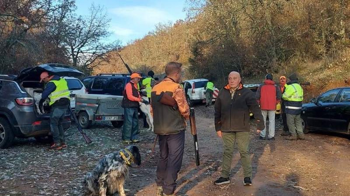 Los cuatro cazadores leoneses que brillaron en el Provincial no pudieron subir al podio en el Autonómico. DL