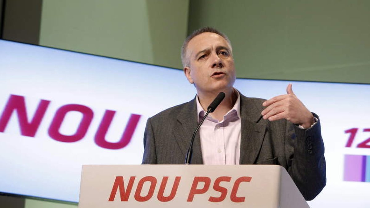 El líder de los socialistas catalanes, Pere Navarro.