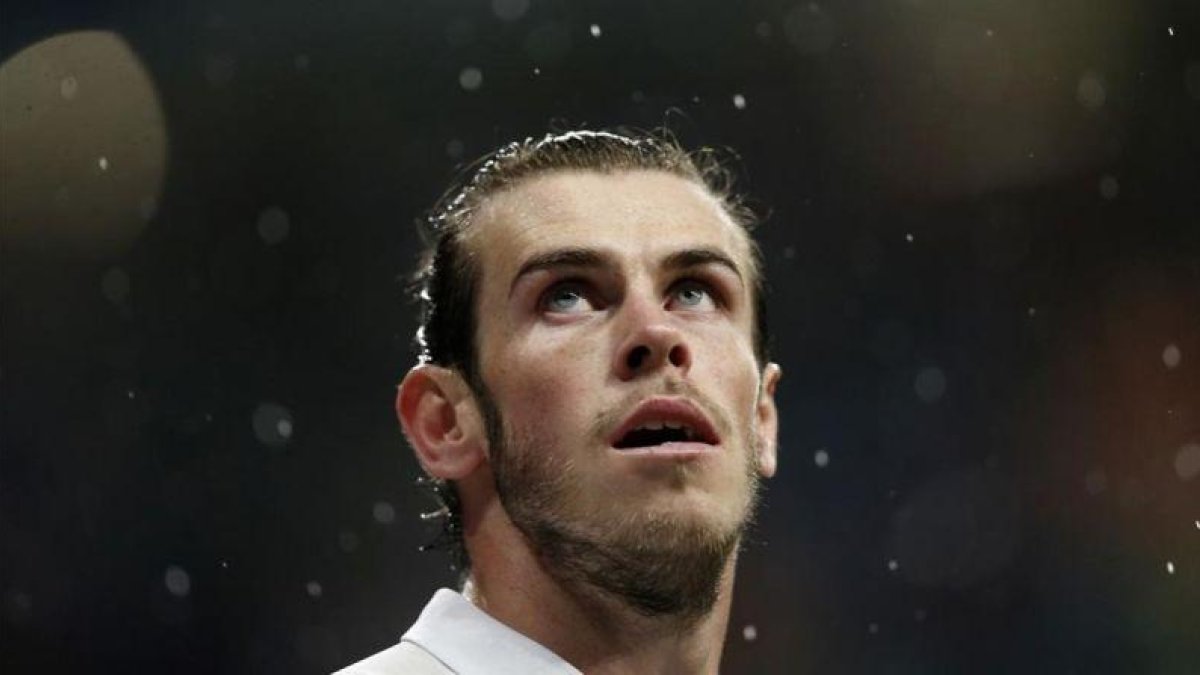 Gareth, durante el partido ante el Athletic en el Santiago Bernabéu.
