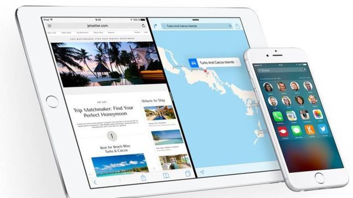 Novedades de iOS 9 para iPhone e iPad.