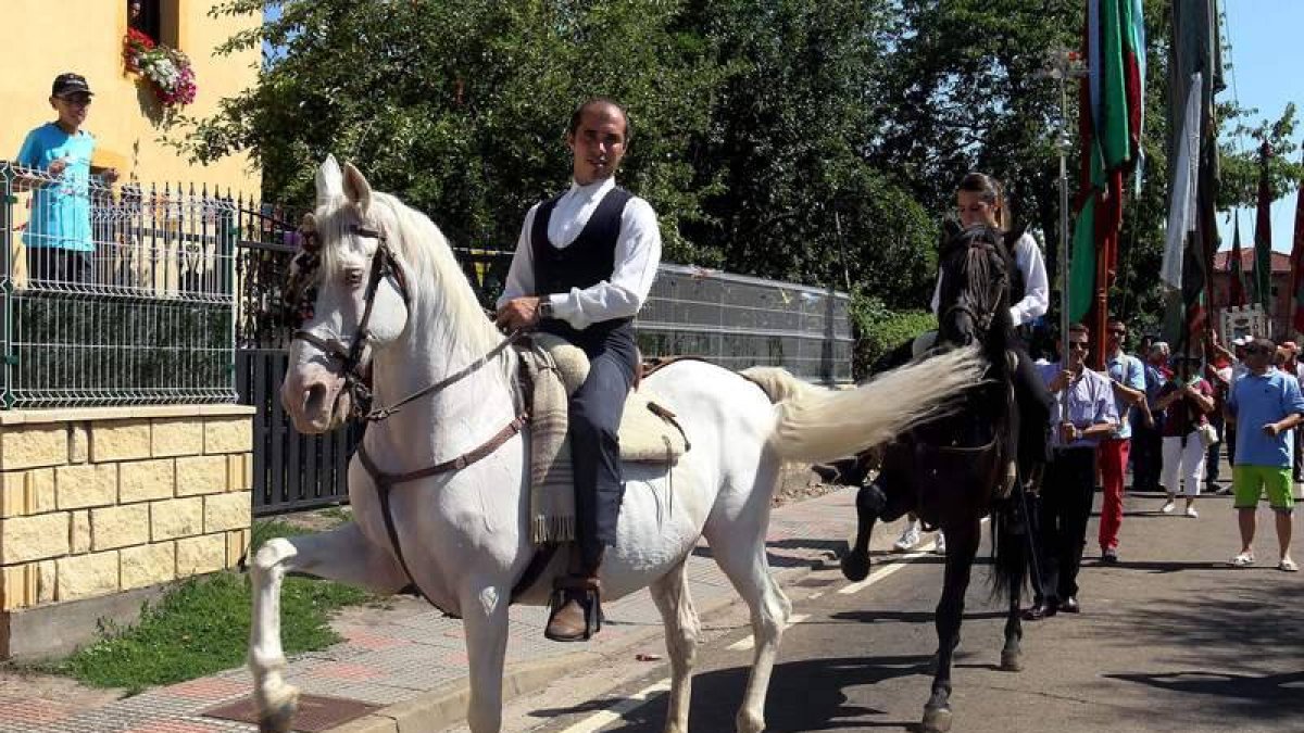 Los caballos fueron la espectación de la jornada.