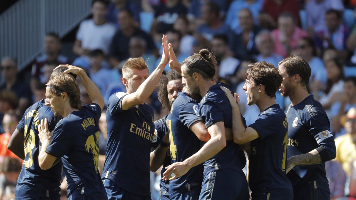 El Real Madrid inicia con firmeza en Balaídos (1-3)