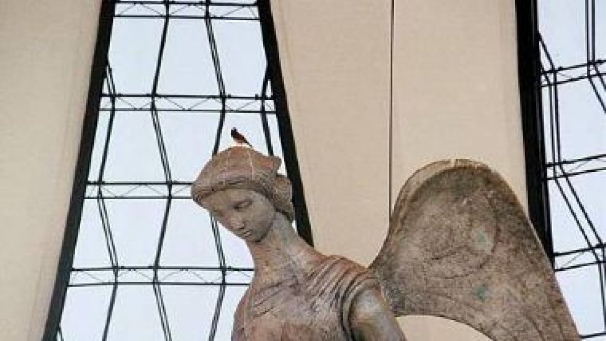 Detalle de una de las obras del artista londinense Cerith Wyn Evans