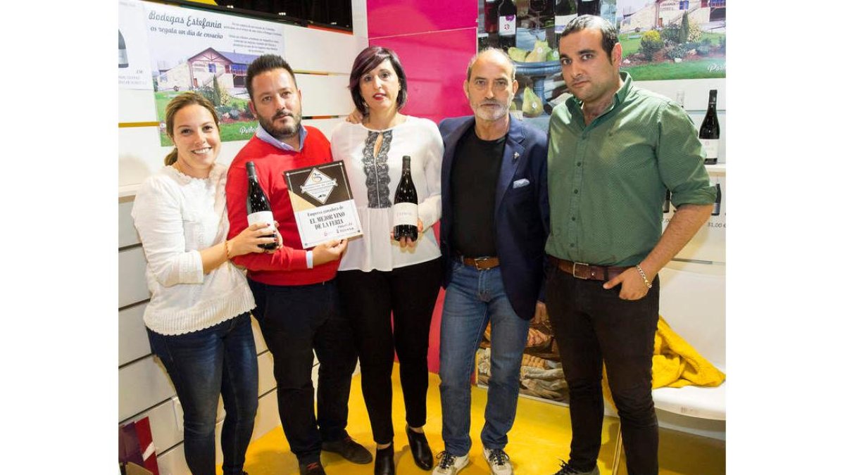 Premiados en el concurso de quesos. F. OTERO