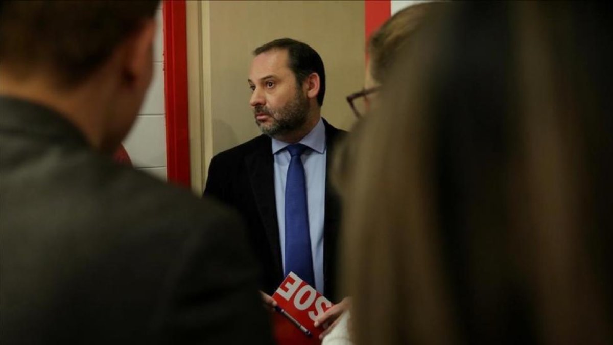 El secretario de Organización del PSOE, José Luis Ábalos, el pasado miércoles.