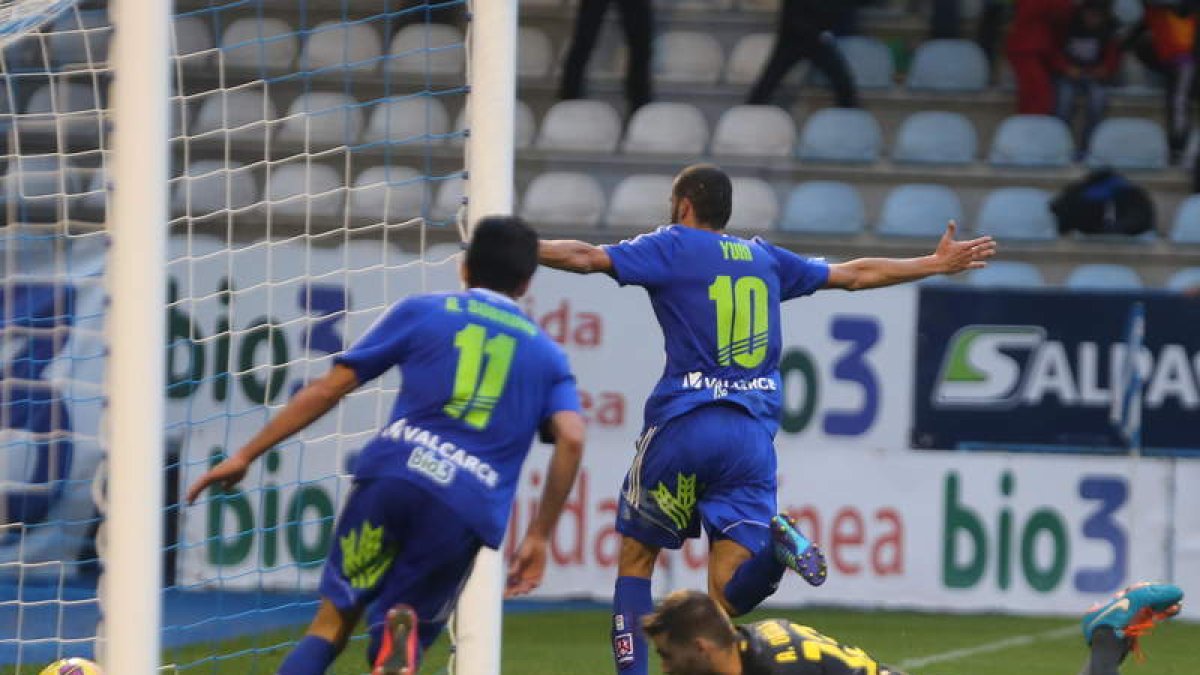 El gol de Yuri supuso el empate a cuatro definitivo después de que el equipo blanquiazul llegase a perder por 2-4