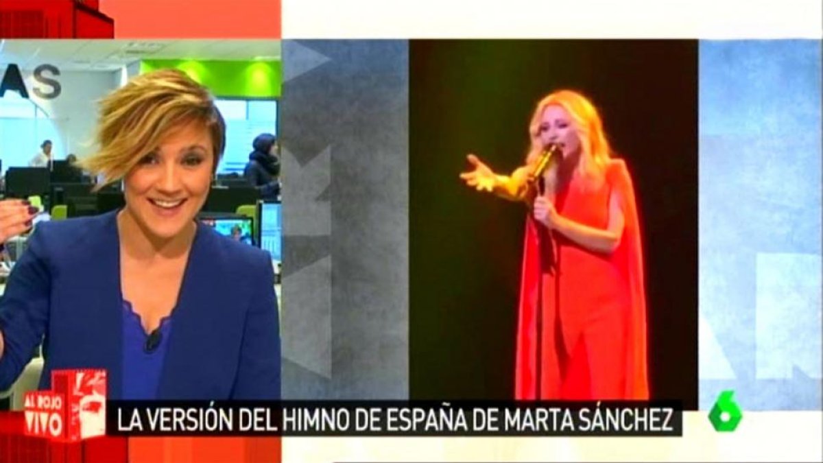 Cristina Pardo y Marta Sánchez (Al rojo vivo).