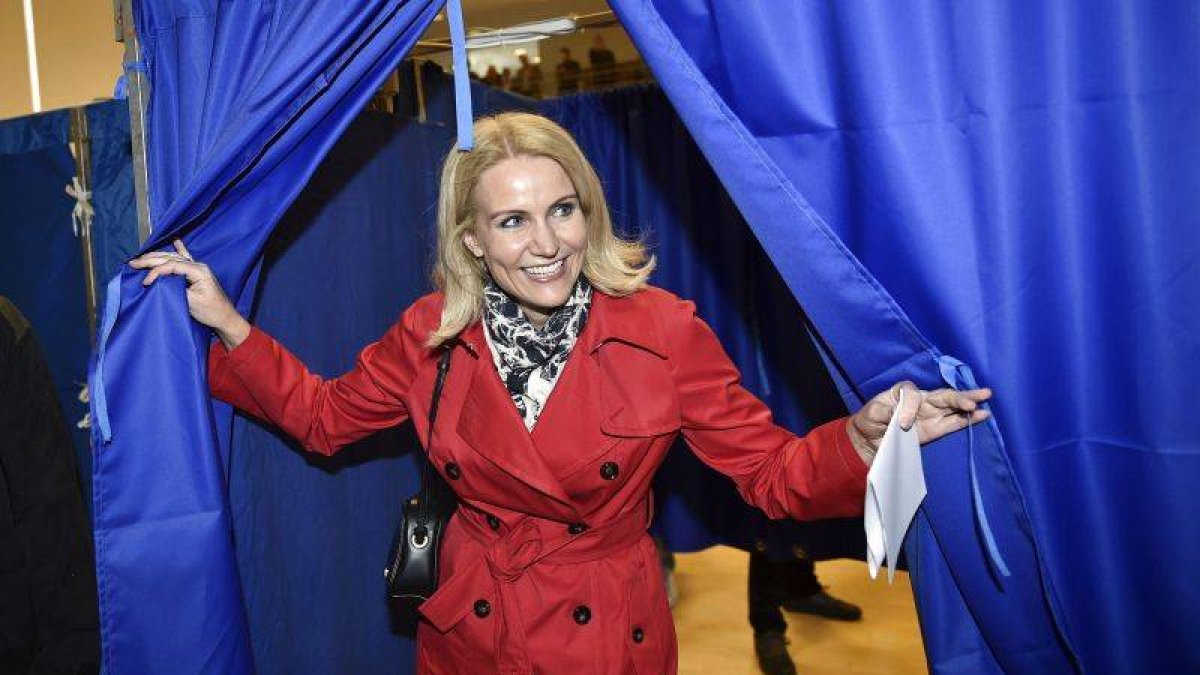 La primera ministra danesa, Helle Thorning-Schmidt, ayer.