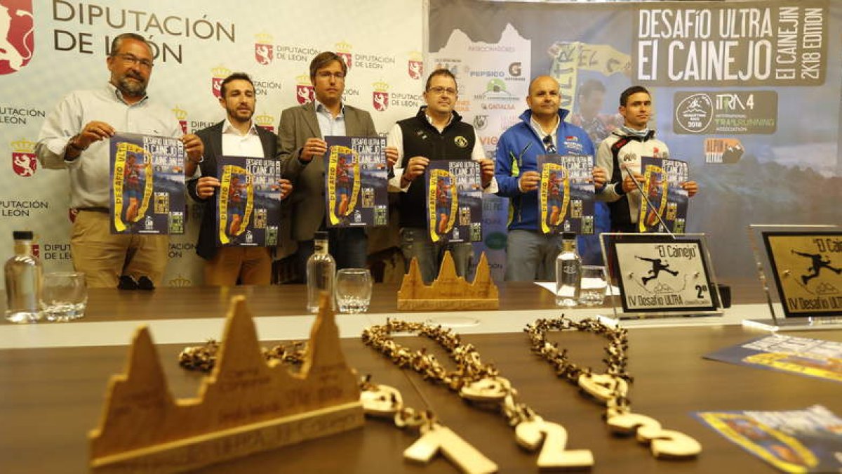 La presentación de la cuarta edición del Desafío El Cainejo. RAMIRO