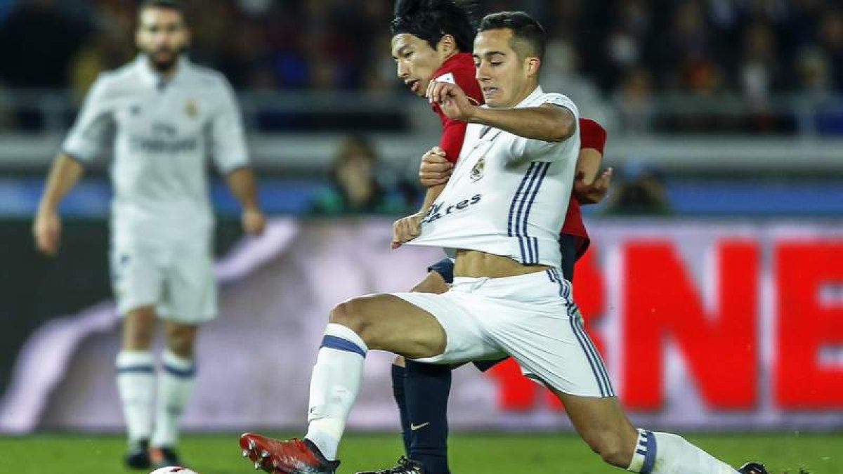 Lucas Vázquez sufrió la lesión durante el Mundial de Clubes disputado en Japón. YUYA SHINO