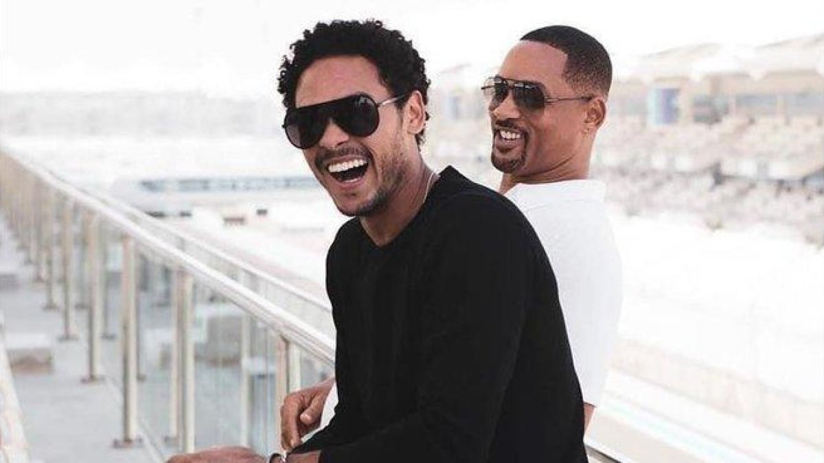 Will Smith y su hijo mayor, Trey.