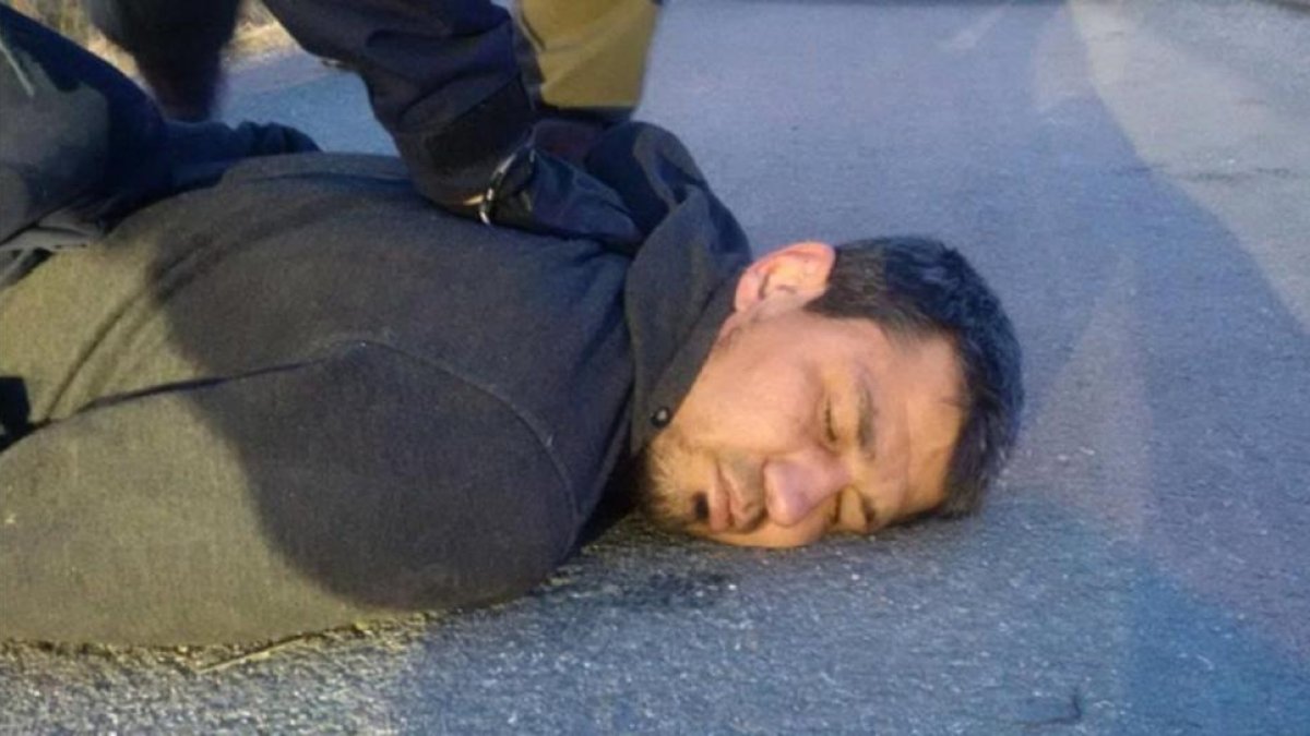 El uzbeko Rakhmat Akilov, en el momento de la detención, el año pasado.