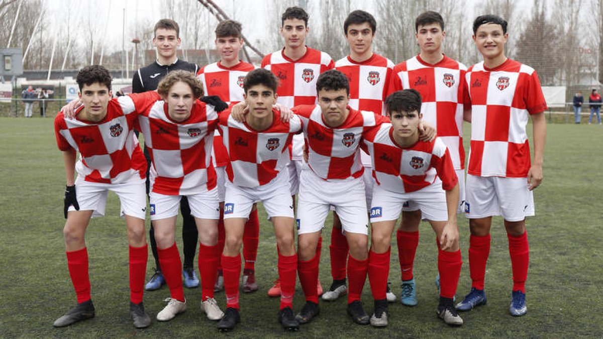 Formación del Puente Castro B que milita en el grupo B de la 1.ª División Regional Juvenil.