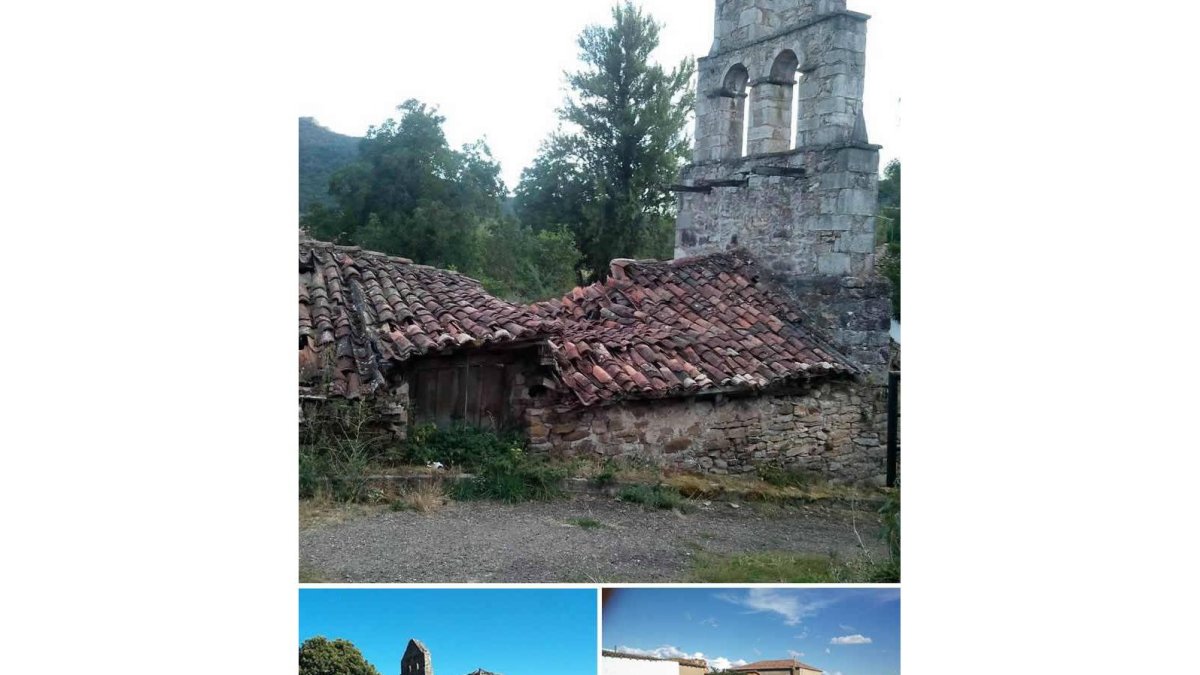 Estado en el que se encuentran la iglesia de San Miguel de Crémenes, la cerca medieval de Almanza y la iglesia de Santa Lucía de la Valdueza.