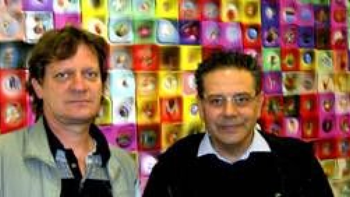 Los artistas premiados por el COAL László Bartha y Alejandro Emilio Fernández