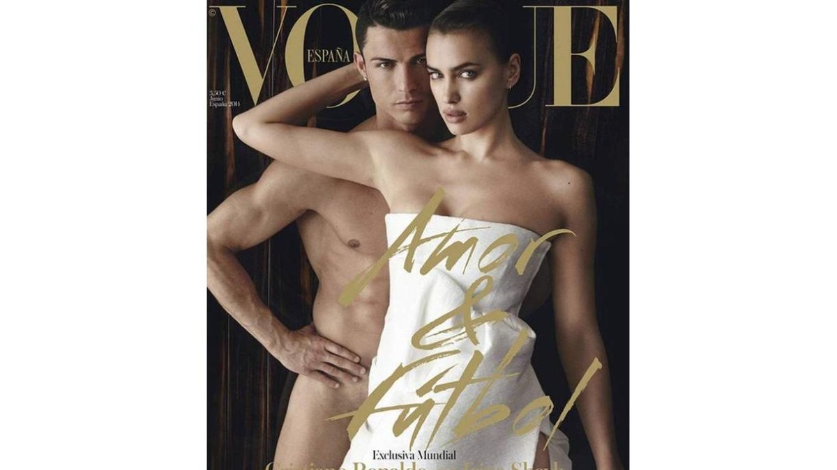 Portada de Vogue España, con una fotografía de Mario Testino.