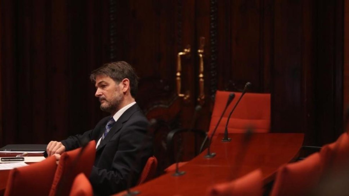 Oriol Pujol, en el Parlament, en junio del 2013.