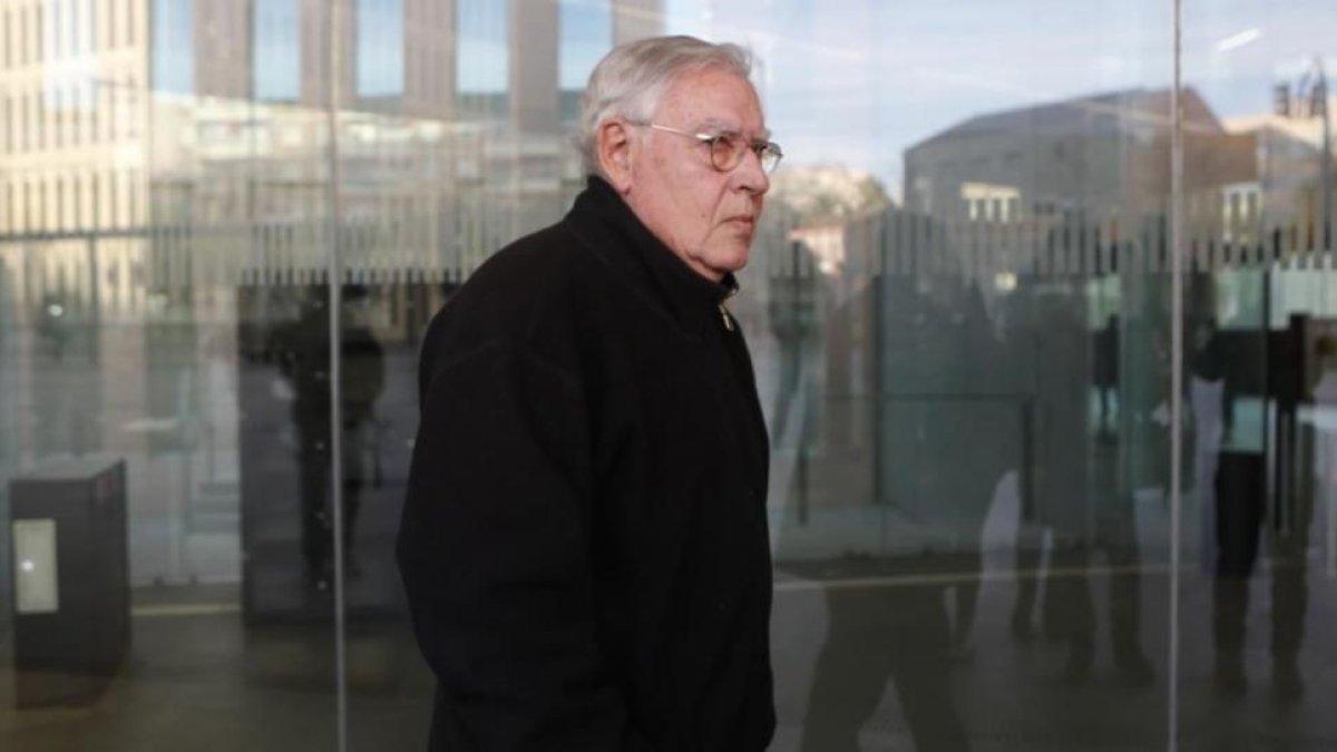 Jordi Montull, a su llegada a una de las sesiones del juicio por el caso Palau.