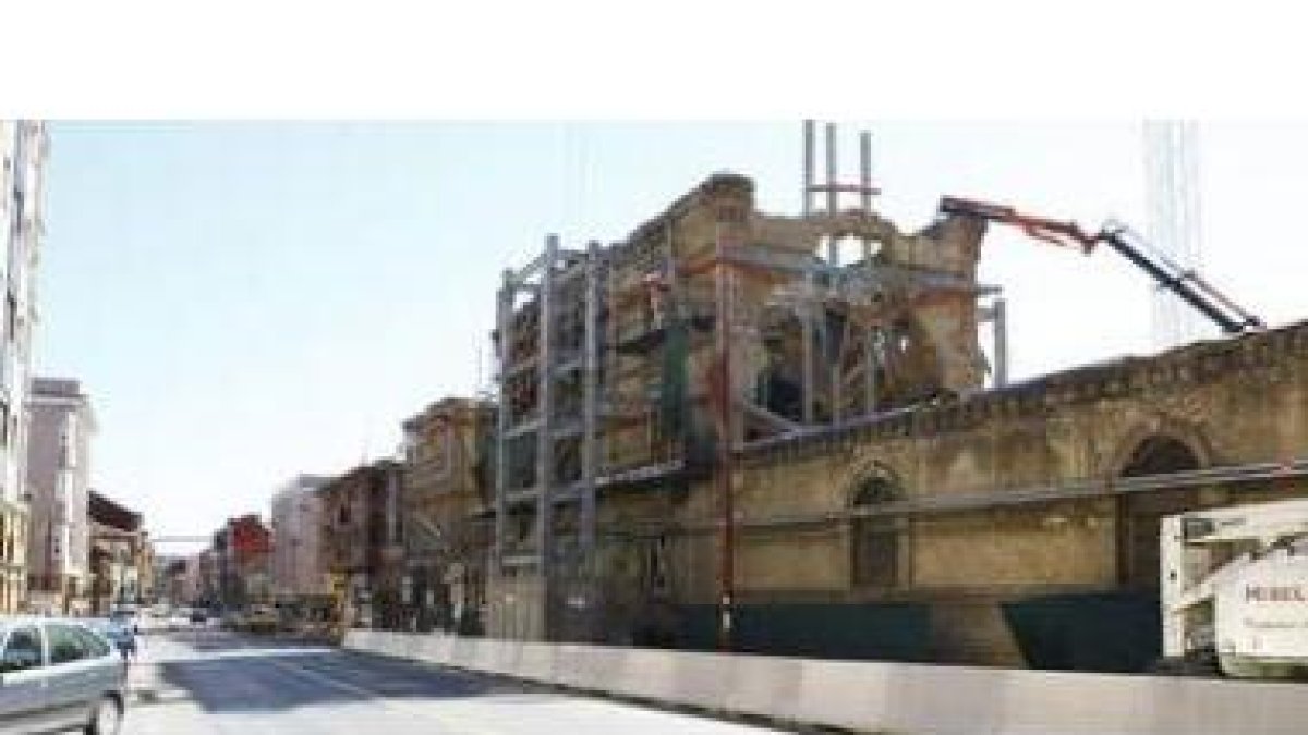 El deterioro de Araú es considerable y por eso el Ministerio de Vivienda realiza obras de estabiliza