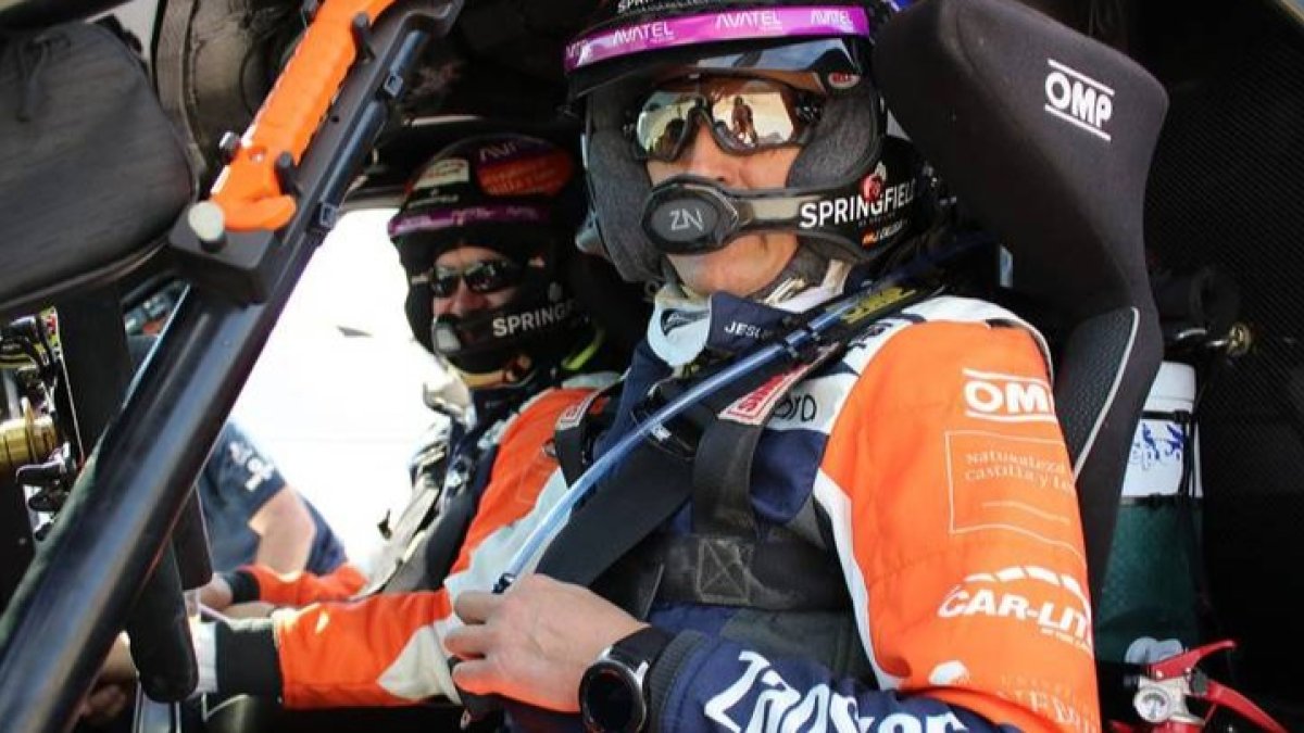 Jesús Calleja, en el Dakar. DL